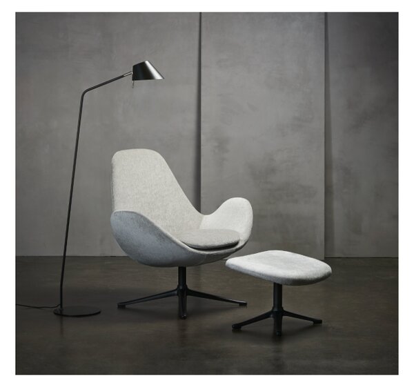 Ghost, Čalounění Copparo 1460 Sandy Beige, Podnož leštěný hliník, Typ Křeslo THECA
