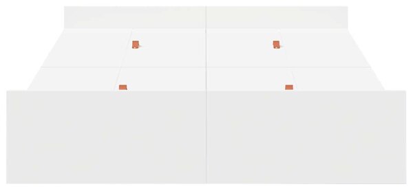 Rám postele s úložným prostorem se zásuvkou Bílá 120 x 200 cm 3335301