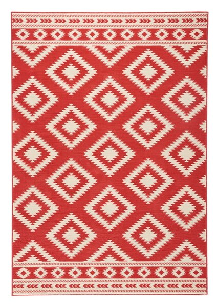 Červený koberec Hanse Home Gloria Ethno, 120 x 170 cm