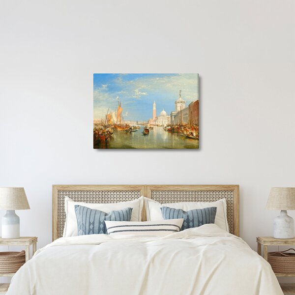 Obraz - Joseph Mallord William Turner, Venice the Dogana and San Giorgio Maggiore, reprodukce (70x50 cm)