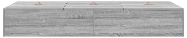 Rám postele s úložným prostorem Šedá Sonoma 80 x 200 cm 3335338