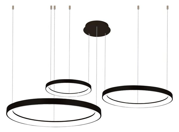 Azzardo AZ5024 - LED Stmívatelný lustr na lanku AGNES LED/120W/230V černá