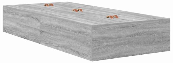 Rám postele s úložným prostorem Šedá Sonoma 80 x 200 cm 3335338