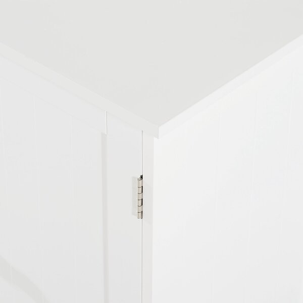 HOMCOM Koupelnová skříňka pod umyvadlo 60x30x60cm Bílá | Aosom