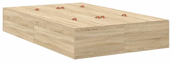 Rám postele s úložným prostorem Sonoma dub 120 x 200 cm 3335367