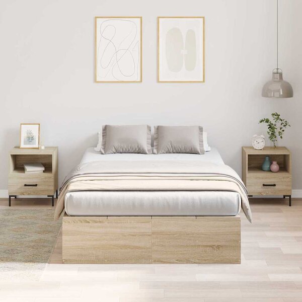Rám postele s úložným prostorem Sonoma dub 120 x 200 cm 3335367