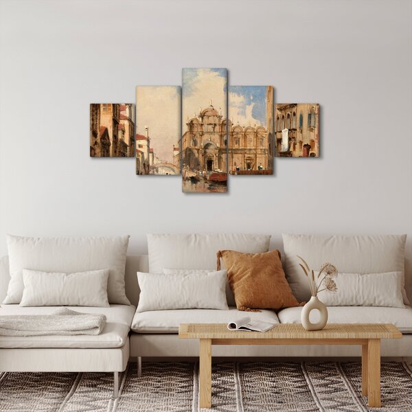 Obraz - Jules-Romain Joyant, The Scuola di San Marco, Venice, reprodukce (125x70 cm)