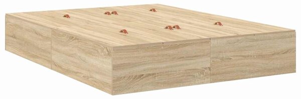 Rám postele s úložným prostorem Sonoma dub 140 x 190 cm 3335431
