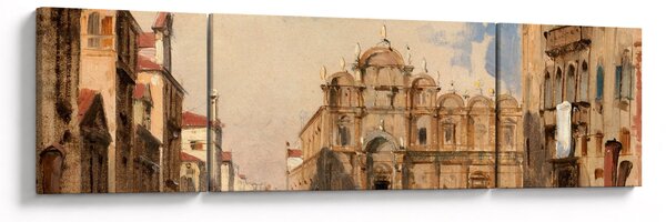 Obraz - Jules-Romain Joyant, The Scuola di San Marco, Venice, reprodukce (170x50 cm)