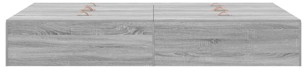 Rám postele s úložným prostorem Šedá Sonoma 120 x 200 cm 3335370