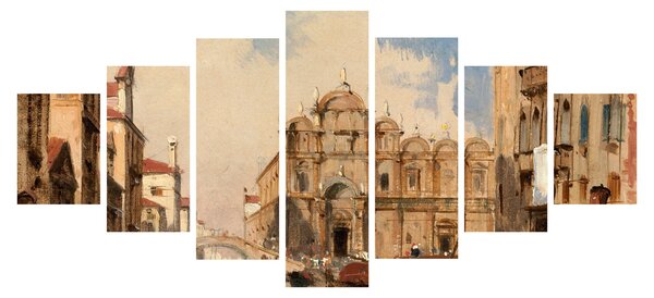 Obraz - Jules-Romain Joyant, The Scuola di San Marco, Venice, reprodukce (210x100 cm)