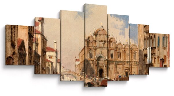 Obraz - Jules-Romain Joyant, The Scuola di San Marco, Venice, reprodukce (210x100 cm)