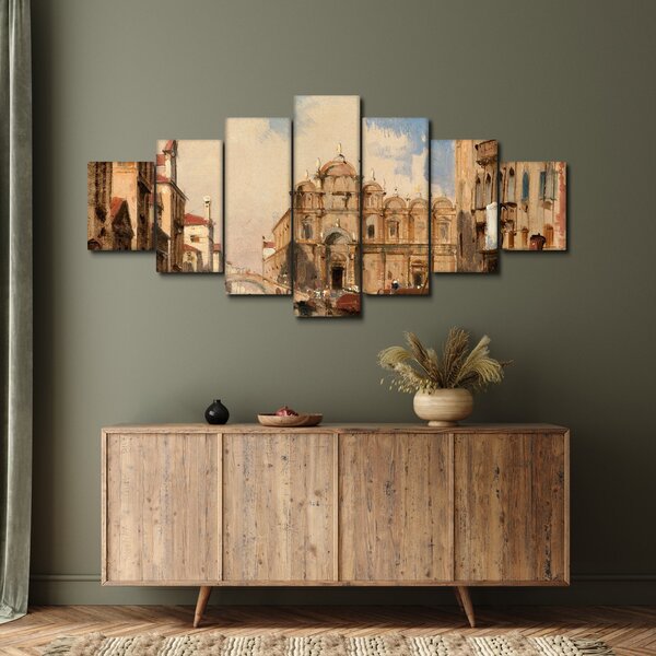 Obraz - Jules-Romain Joyant, The Scuola di San Marco, Venice, reprodukce (210x100 cm)