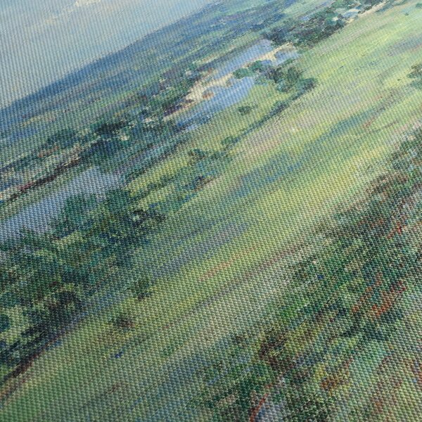Obraz - Theodore Robinson, The Valley of the Seine, From the Hills of Giverny, reprodukce (70x50 cm)