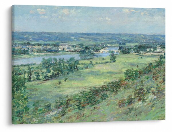 Obraz - Theodore Robinson, The Valley of the Seine, From the Hills of Giverny, reprodukce (70x50 cm)