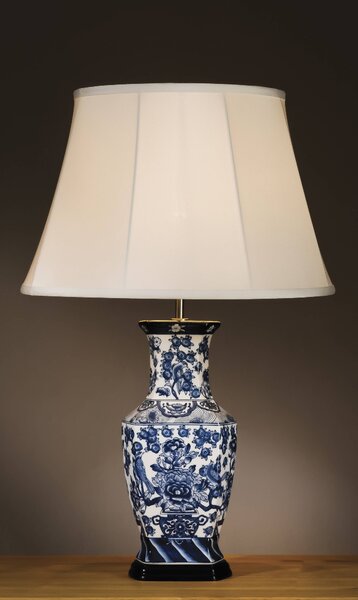 Stolní lampa Blue Hexagon Vase