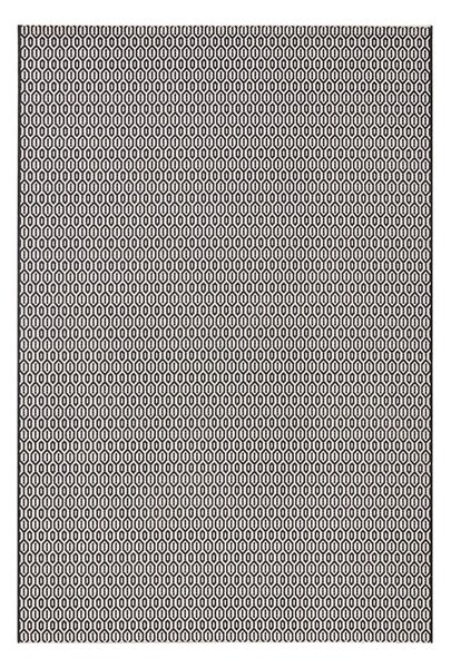 Černo-bílý venkovní koberec NORTHRUGS Coin, 160 x 230 cm