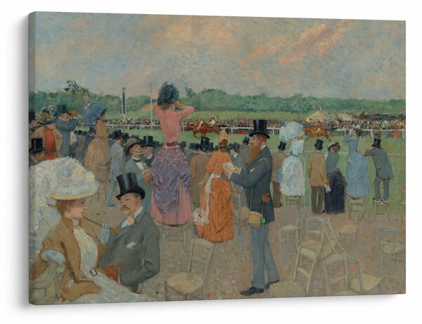 Obraz - Jean-Louis Forain, The Races at Longchamp, reprodukce (70x50 cm)