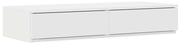 Rám postele s úložným prostorem Bílá 80 cm Kompozitní dřevo 3335597