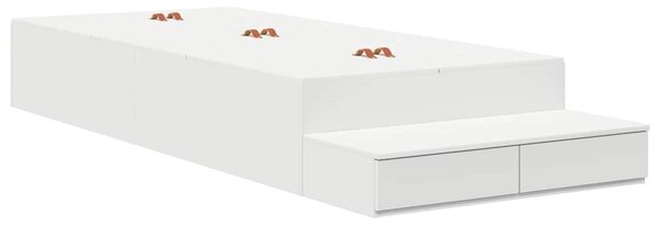 Rám postele s úložným prostorem Bílá 80 cm Kompozitní dřevo 3335597