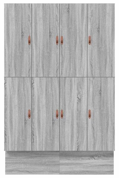 Rám postele s úložným prostorem se zásuvkou Šedá Sonoma 140 cm 3335642