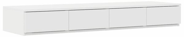 Rám postele s úložným prostorem Bílá 120 cm Kompozitní dřevo 3335629