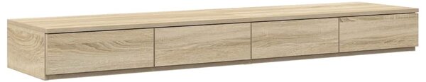 Rám postele s úložným prostorem se zásuvkou Sonoma dub 150 cm 3335647