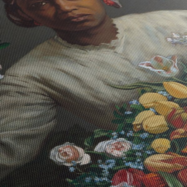 Obraz - Frédéric Bazille, Young Woman with Peonies, reprodukce (70x50 cm)