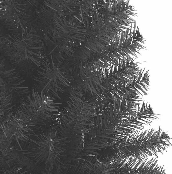 VidaXL Vánoční stromeček PVC, s 300 LED diodami a stříbrnými koulemi [3396492] Barva: Stříbrná, Velikost: 180 cm