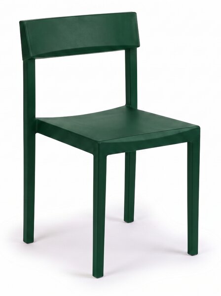 Plastová jídelní židle UNO, zelená