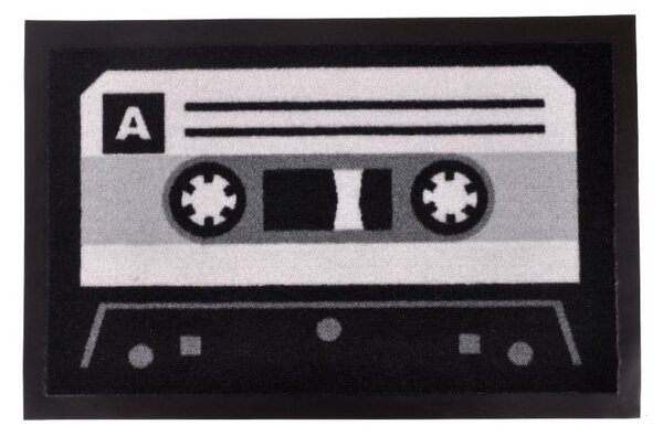 Černá rohožka Hanse Home Cassette, 40 x 60 cm