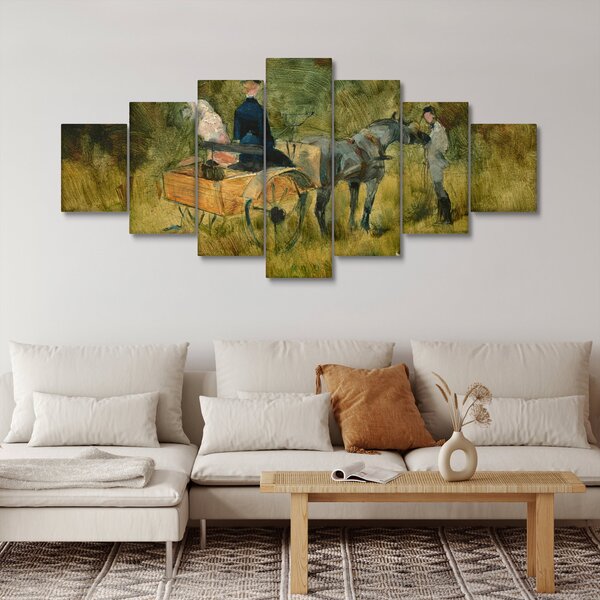 Obraz - Henri de Toulouse-Lautrec, The Trap, reprodukce (210x100 cm)