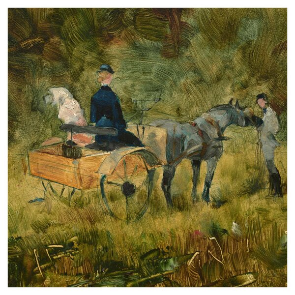 Obraz - Henri de Toulouse-Lautrec, The Trap, reprodukce (30x30 cm)