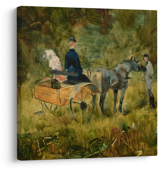 Obraz - Henri de Toulouse-Lautrec, The Trap, reprodukce (30x30 cm)