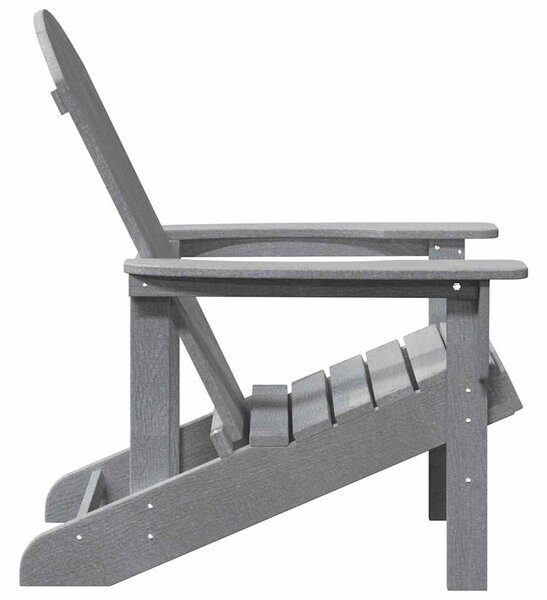 Zahradní křeslo 2 ks Světle šedá Polyethylen 3335829