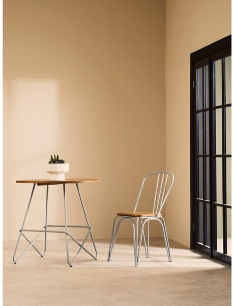Kulatý jídelní stůl z jilmového dřeva ø 80 cm District – Premier Housewares