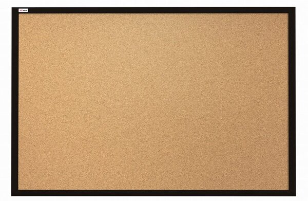 Allboards,Korková nástěnka 60x40cm ALLboards ČERNÝ rám,TK64BK