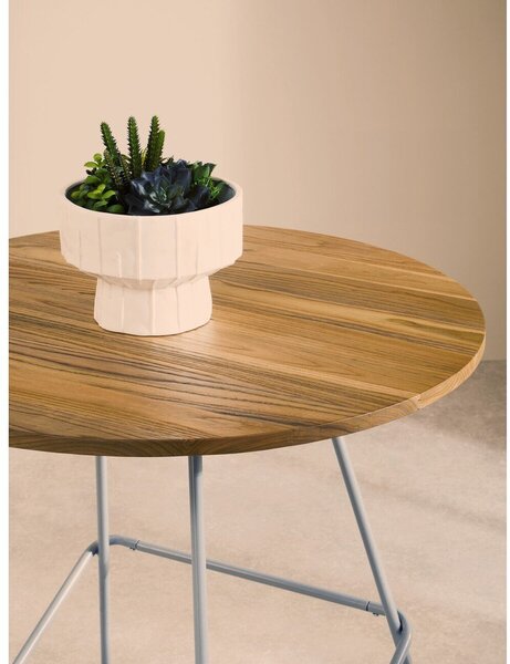 Kulatý jídelní stůl z jilmového dřeva ø 80 cm District – Premier Housewares