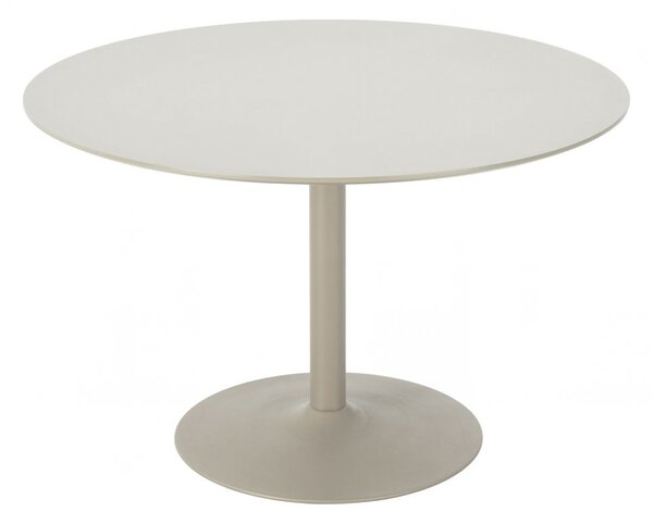 Jídelní stůl Riva, kulatý, MDF, sand, ø 120 × 75 cm – House Nordic