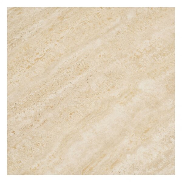Jídelní stůl Annecy, kulatý, travertinový dekor, sand keramika, ø120×76 cm – House Nordic
