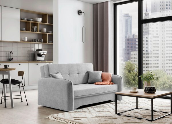 ROZKLÁDACÍ POHOVKA, textil, světle šedá MID.YOU - Rozkládací pohovky, Online Only