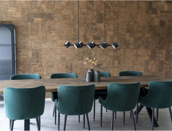 Jídelní stůl Toulon, dub smoked oil, vlnitá hrana, 100×300×75 cm – House Nordic