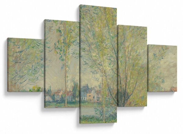 Obraz - Claude Monet, The Willows, reprodukce (125x70 cm)