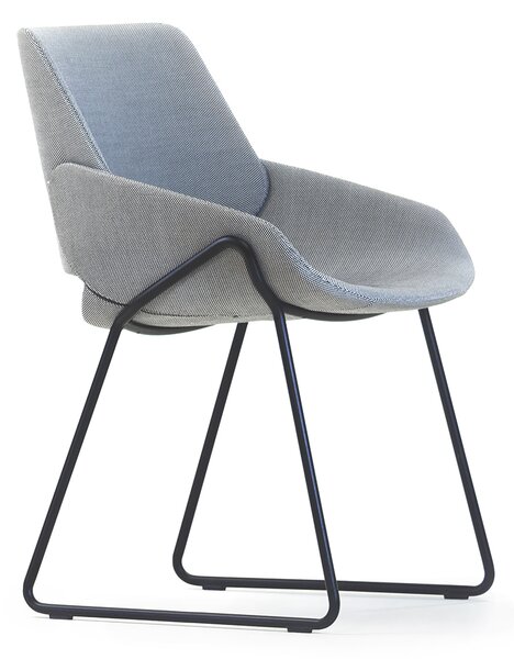 Designové židle Monk Sled Base Armchair