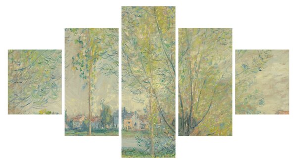 Obraz - Claude Monet, The Willows, reprodukce (125x70 cm)