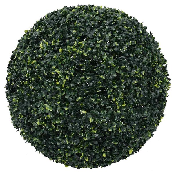 Umělé buxus koule s LED světly 2 ks zelené 52 cm 3335897