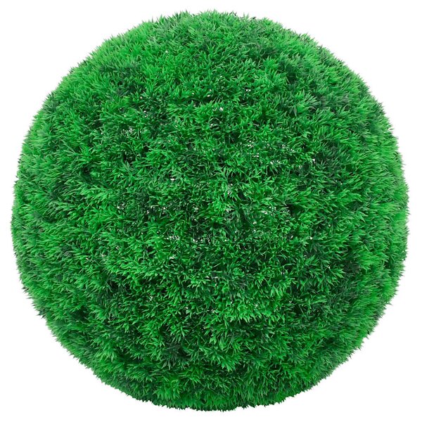 Umělé buxus koule s LED světly 2 ks zelené 27 cm 3335906