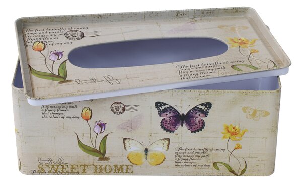 Box na kapesníky s motýlkem
