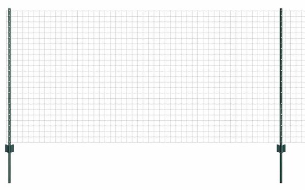 Euro plot s pilotem 10 x 1,2 m Ocel potažená PVC Zelená 3335968
