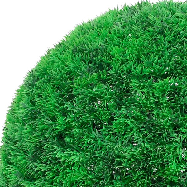 Umělé buxus koule s LED světly 2 ks zelené 27 cm 3335906